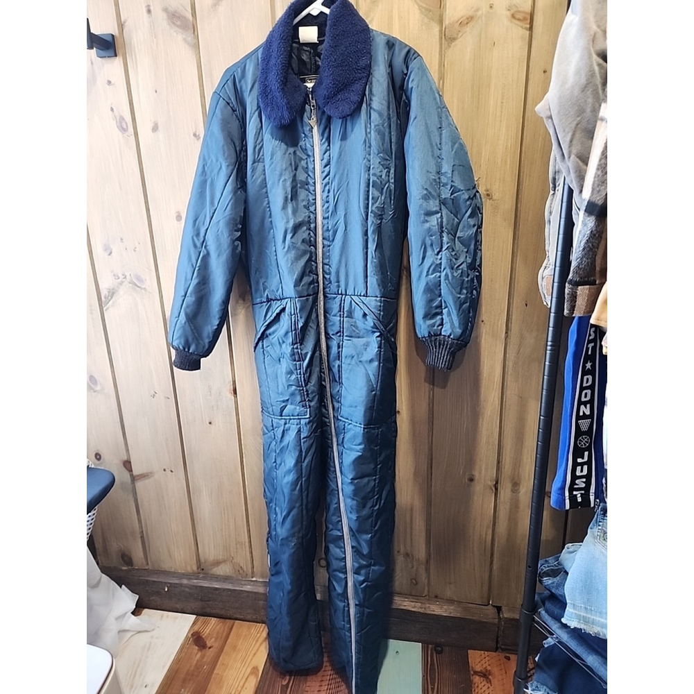 Vtg 70s Sears ski suit Made in USA retro style, Sz40 Reg. ,EUC